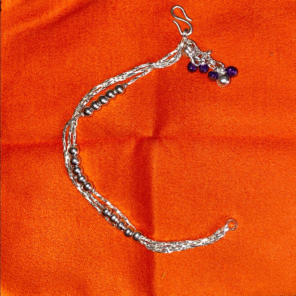 Sterling Silver/ Purple amethyst